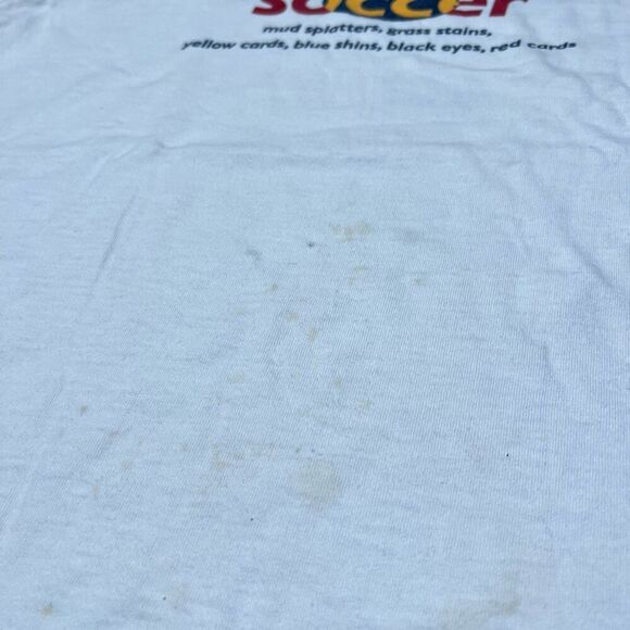 Vintage Reebok 90s Kids Soccer Shirt Medium - Picture 9 of 9